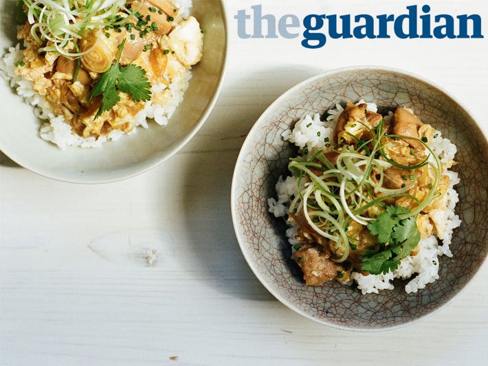 oyakodon recipe from the guardian's 10 best all day egg recipes